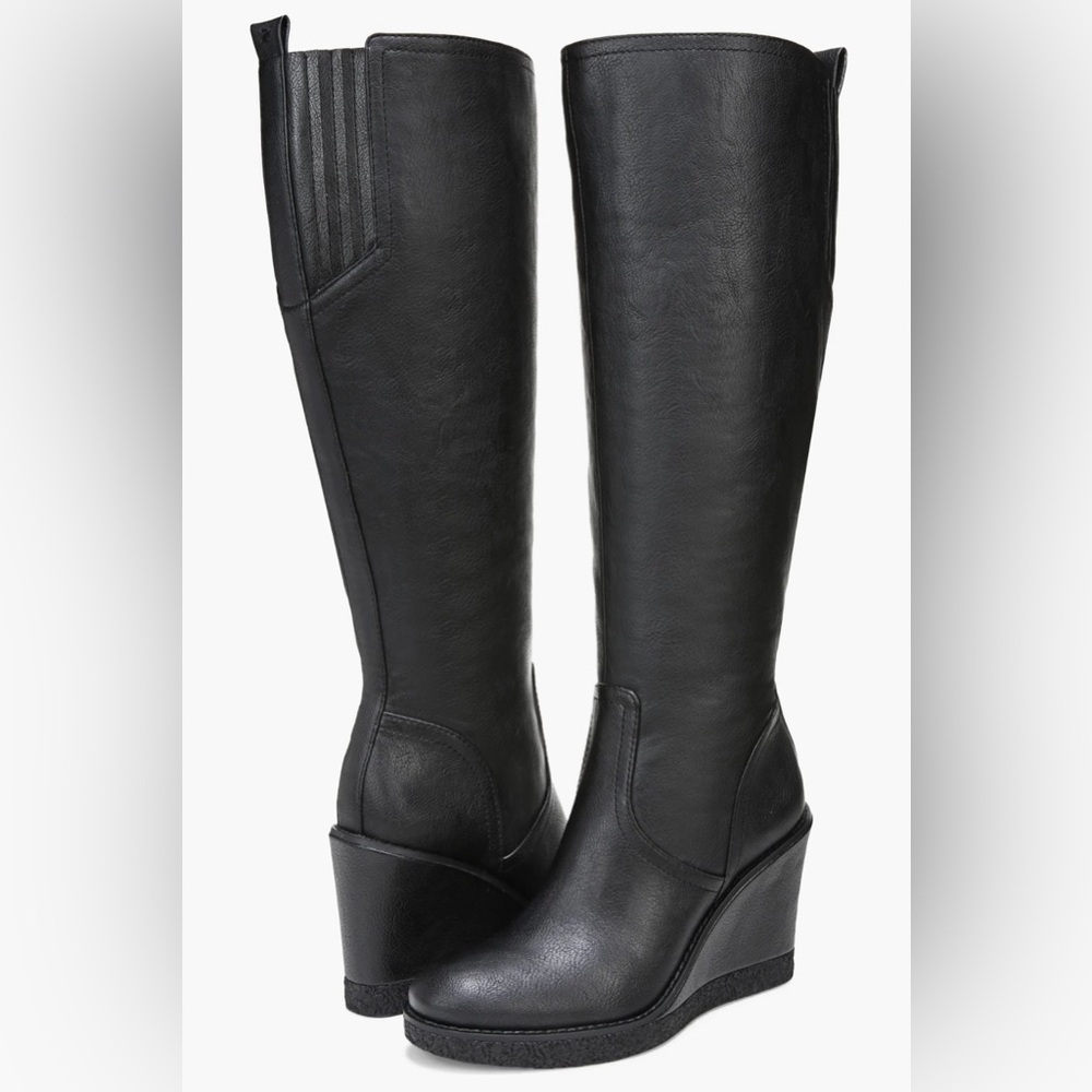 Zodiac Iggy Wedge Knee High Boot Size 10 New